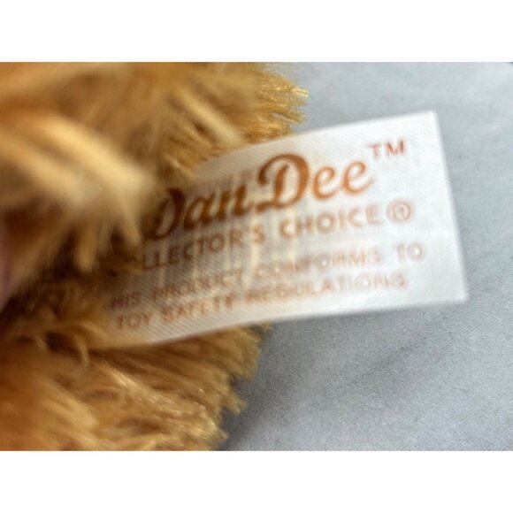 Dan Dee Collectors Choice 16" Tan Bear Brown Bow Plush Stuffed Animal Toy - Picture 7 of 8